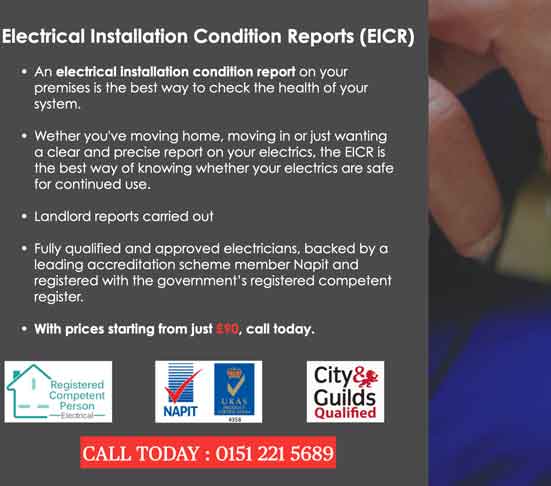 EICR Certificate – Venture Electricians Liverpool